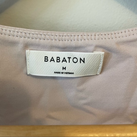 Lavender Scoop Neck Racerback Babaton Bodysuit - Picture 3 of 5